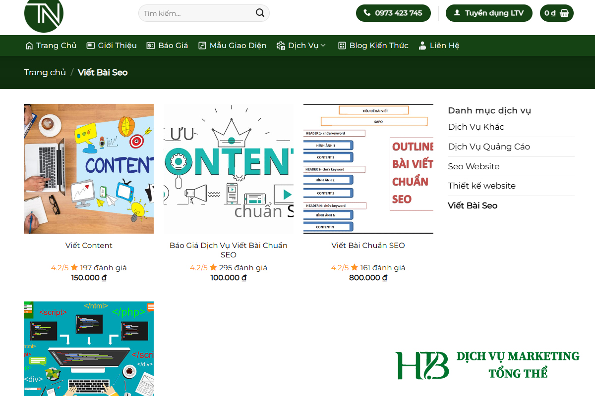 TinyMedia chuyên cung cấp dịch vụ thuê viết bài SEO kết hợp tối ưu chuyển đổi